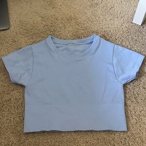 Aerie Light Blue Crop Top